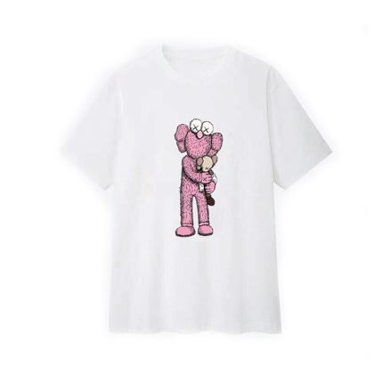 KAWS x Uniqlo Pink BFF Tee